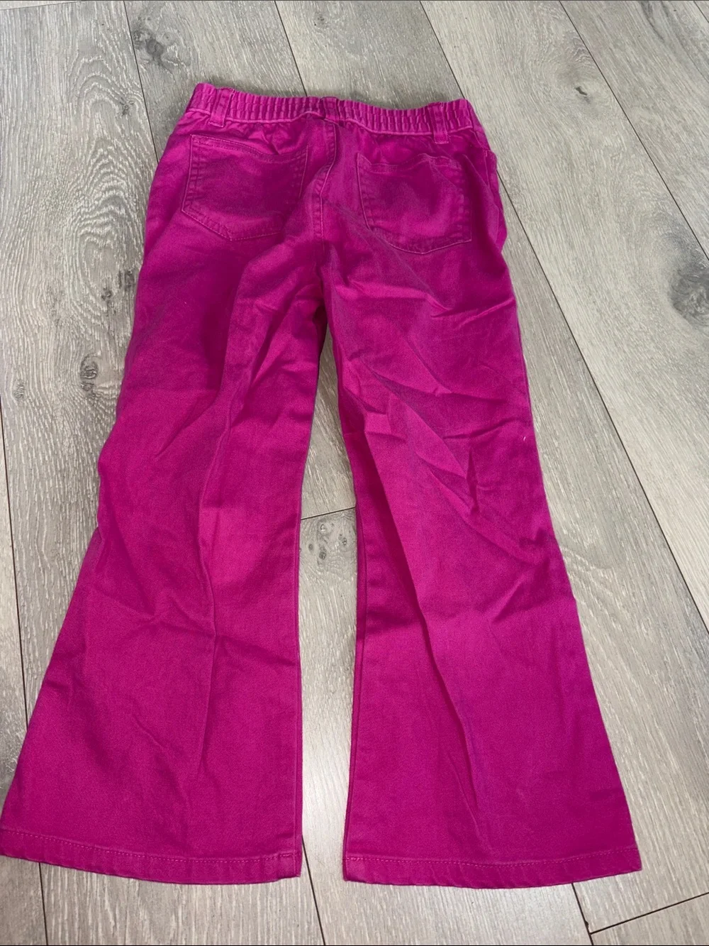 Disney Fuchsia Corduroy Flare Pants with Heart Rhinestones - Picture 3 of 3